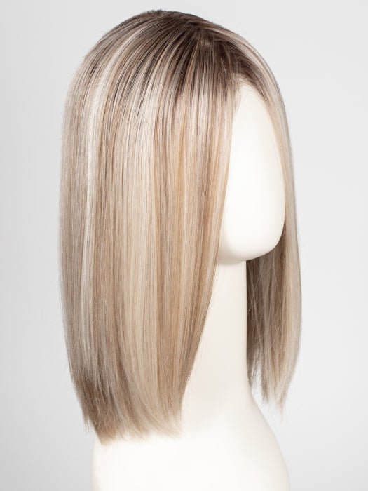 PEARL BLONDE ROOTED 101.24.20 | Pearl Platinum, Dark Ash Blonde, and Medium Honey Blonde mix