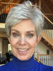 Susan Sparks @an_affair_with_hair wearing TAB by ELLEN WILLE in color SILVER MIX | Pure Silver White and Pearl Platinum Blonde Blend