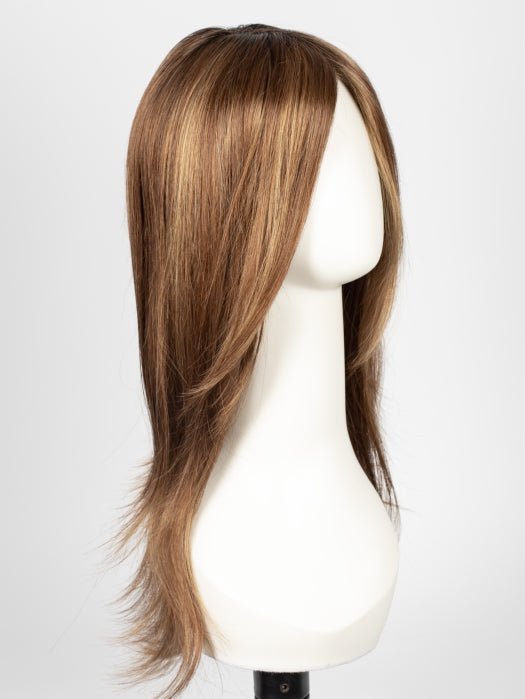 30A27S4 SHADED PEACH | Medium Natural Red & Medium Red-Gold Blonde Blend, Shaded with Dark Brown