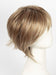 NUTMEG F | Medium Blonde and Honey Brown Base Frosted with Platinum Blonde Highlights