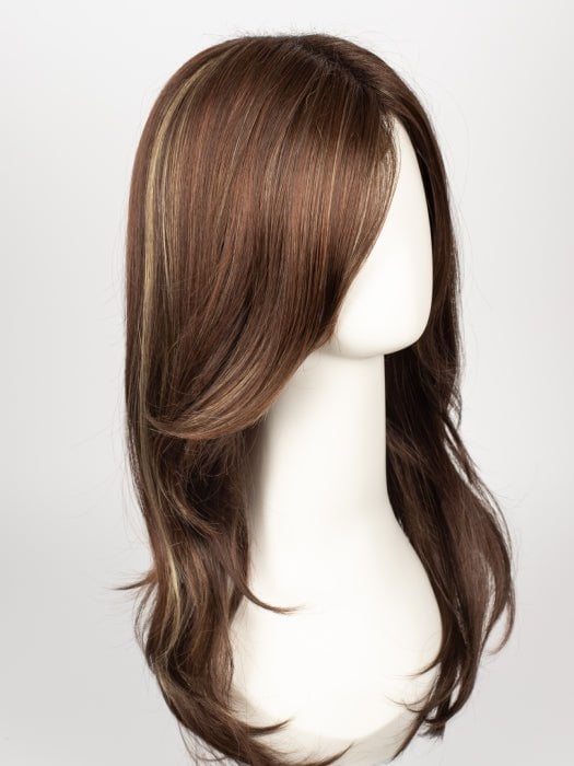 RAZBERRY ICE R | Rooted Dark Medium Auburn base with Copper and Strawberry Blonde highlights