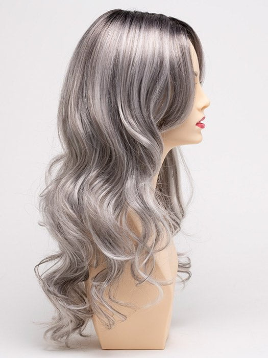 STERLING SHADOW | Medium Salt-and-Pepper Grey with Darker Brown Roots