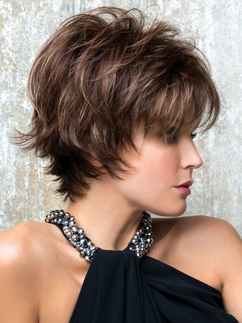 COCO by Rene of Paris in AUBURN SUGAR | Medium Auburn base with a Dark Strawberry Blonde highlight PPC MAIN IMAGE FB MAIN IMAGE